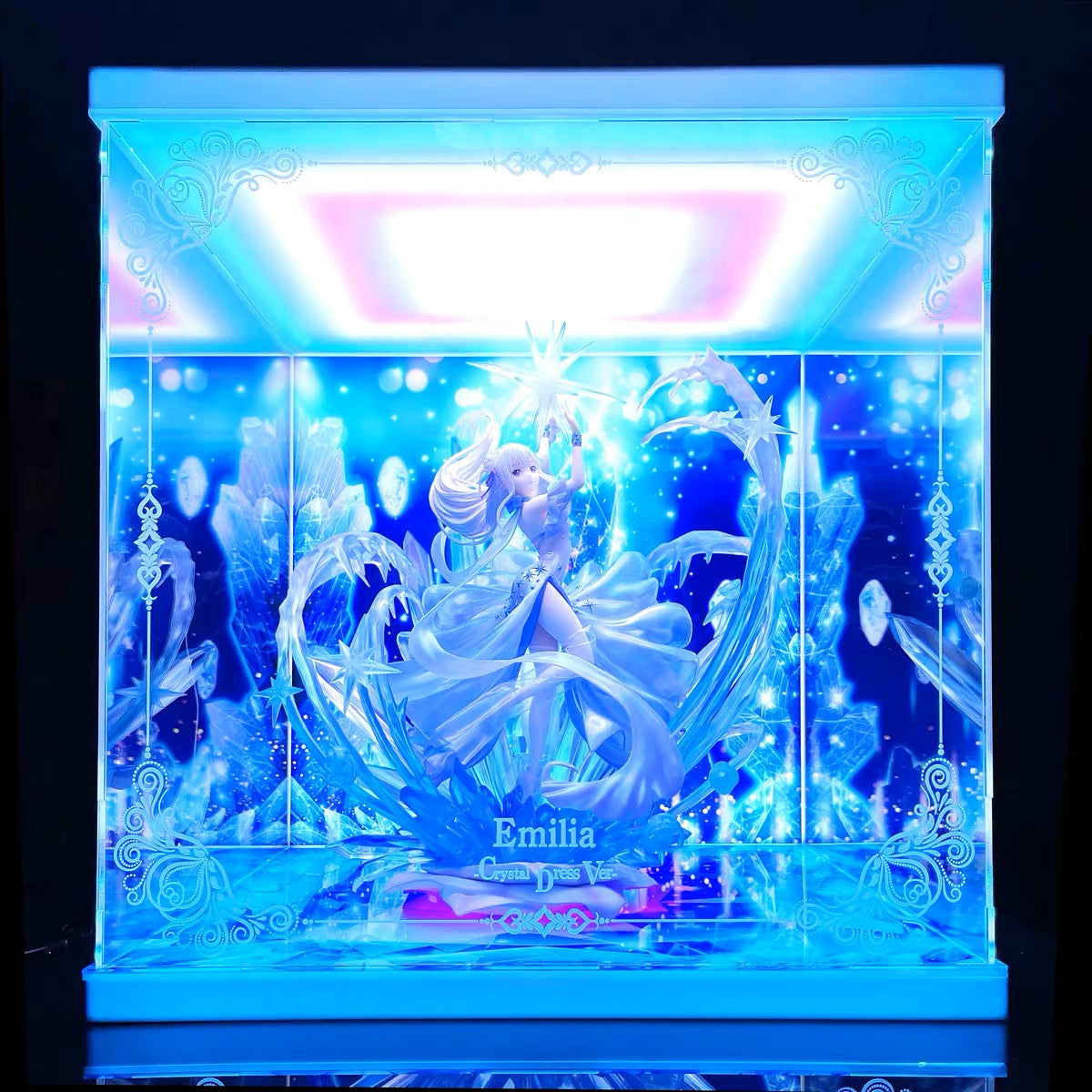 SSF Re:Life in a Different World From Zero Emilia Crystal Dress Dust Proof Display Case